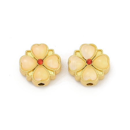 Alloy Resin Rhinestone Beads PALLOY-D369-20MG-01-1