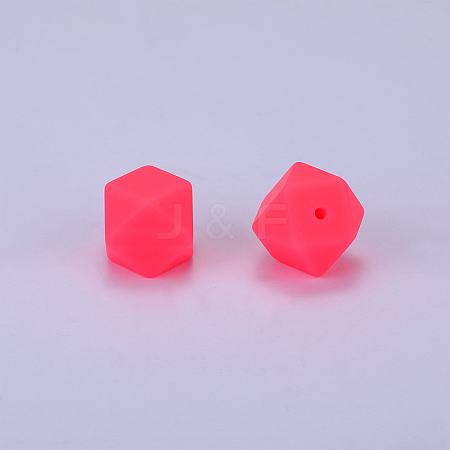 Hexagonal Silicone Beads SI-JX0020A-03-1