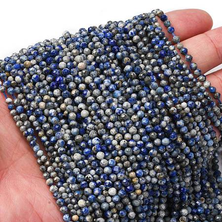 Natural Lapis Lazuli Beads Strands G-RM2025-A24-3mm-1