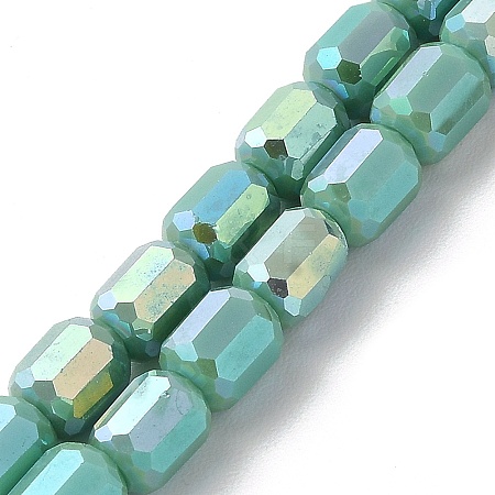 Electroplate Glass Beads Strands EGLA-D030-06E-1