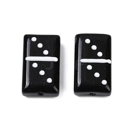 Baking Paint Glass Enamel Beads LAMP-R004-02B-1