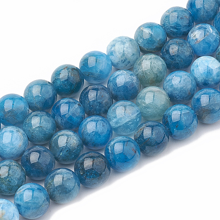 Natural Apatite Beads Strands LS-G-S333-7.5mm-012-1
