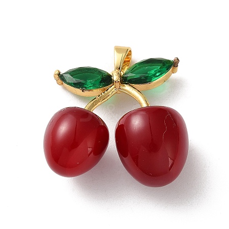 Resin Pendants KK-P320-10B-G-1