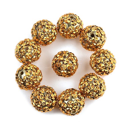10Pcs Opaque Acrylic Beads OACR-YW0003-35N-1