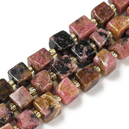 Natural Rhodonite Beads Strands G-G053-B11-01A-1