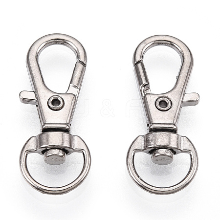Alloy Swivel Lobster Claw Clasps FIND-T069-01A-P-1