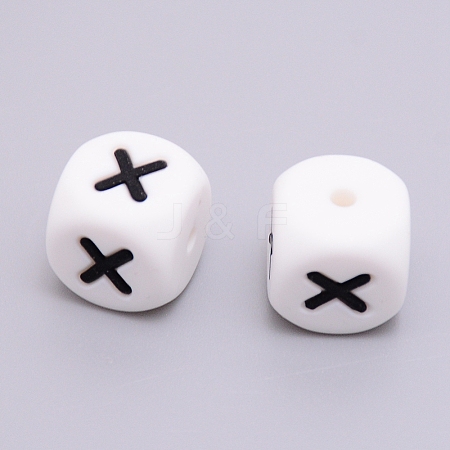 Silicone Beads SIL-WH0002-25B-X-1