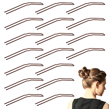 30Pcs Spray Painted 304 Stainless Steel Hair Forks for Women OHAR-GA0001-12B-1