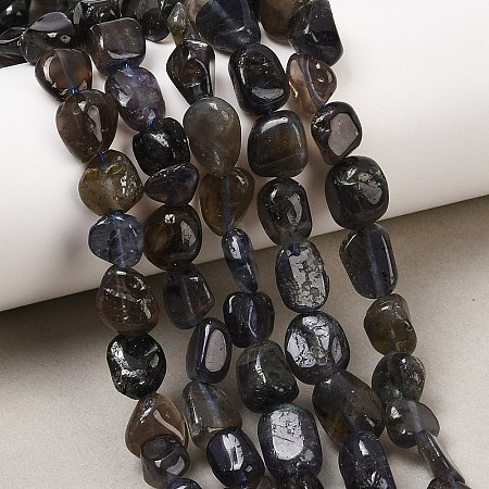 Natural Iolite/Cordierite/Dichroite Beads Strands G-A284-A02-02-1
