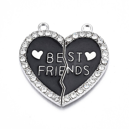 Alloy Enamel Split Pendant LS-ENAM-S130-25A-1