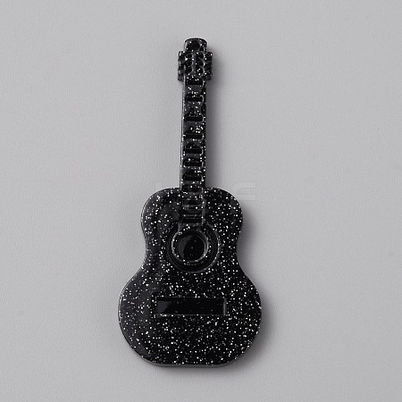 Acrylic with Glitter Powder Big Pendants MACR-TAC0003-06E-1