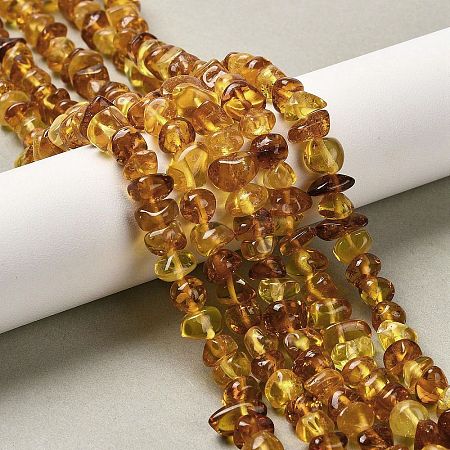 Natural Amber Beads Strands G-L095-L01-01-1