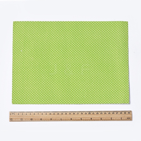 Polka Dot Pattern  Printed A4 Polyester Fabric Sheets DIY-WH0158-63A-04-1
