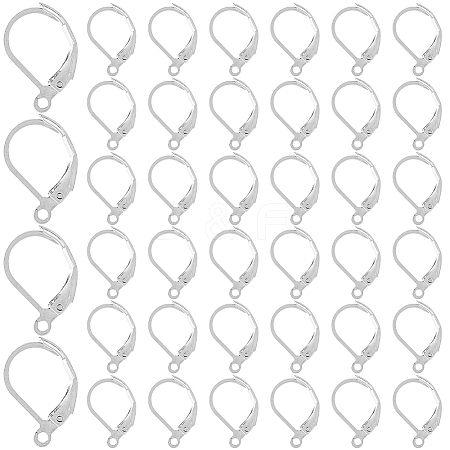 304 Stainless Steel Leverback Earring Findings STAS-SP0001-01B-1
