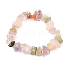 Natural Amethyst & Rose Quartz & Quartz Crystal & Citrine Beads Strands G-I283-F22-3