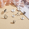 304 Stainless Steel Stud Earrings Findings STAS-CJ0001-52-5