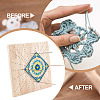 Wooden Crochet Blocking Board DIY-WH0387-22A-5
