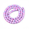 Handmade Polymer Clay Bead Strands CLAY-T020-10D-7