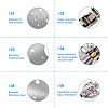 304 Stainless Steel 8Pcs Hinge Pieces & 2Pcs Hydraulic Hinge FIND-SW0001-03-4