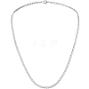 1Pc 304 Stainless Steel Cuban Link Chain Necklaces for Men Women NJEW-BM0001-08E-1