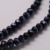 Electroplate Glass Bead Strands X-GLAA-K016-2x3mm-10PL-3