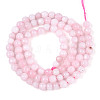 Dyed Natural White Jade Beads Strands G-T139-4mm-60-04-2