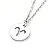 Non-Tarnish 304 Stainless Steel Pendant Necklaces NJEW-E147-09P-1