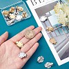 20Pcs 2 Colors 304 Stainless Steel Clip on Earring Pads STAS-SC0004-25-3
