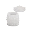 Column with Angel Pattern DIY Silicone Candle Molds PW-WG01931-01-6