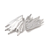 Non-Tarnish Wing 304 Stainless Steel Stud Earrings for Women EJEW-L272-018P-2