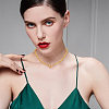 2Pcs 2 Colors Alloy Cable Chain Necklace for Men Women NJEW-AN0001-19-6