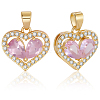 8Pcs Brass Micro Pave Cubic Zirconia Pendants FIND-BBC0004-28C-02-6