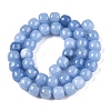Dyed Natural White Jade Beads Strands X-G-T138-S12-2