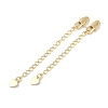 Brass Ends with Chains KK-P283-35G-1