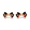 Ion Plating(IP) 304 Stainless Steel Enamel Beads STAS-N114-23B-G-1