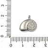 304 Stainless Steel Pendants STAS-P446-13A-P-3