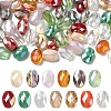 60Pcs 3 Colors Electroplate Glass Beads EGLA-YW0005-47-1