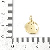 Brass Micro Pave Cubic Zirconia Pendants KK-U058-15G-3