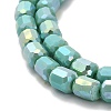 Electroplate Glass Beads Strands EGLA-D030-06E-3