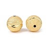 Textured Brass Beads KK-F931-31C-G-2