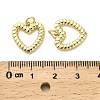 Brass Pendants KK-M324-17G-3