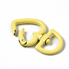 Spray Painted Eco-Friendly Alloy Swivel Snap Hooks Clasps PALLOY-T080-07-NR-5