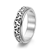 Rotatable Titanium Steel Finger Ring PW-WGB0425-02-1