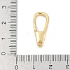 Brass Spring Gate Clasps KK-M311-24G-01-3