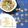 30Pcs Tibetan Style Alloy Charms FIND-YW0007-97AB-3