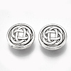 Tibetan Style Alloy Shank Buttons LS-TIBE-31215-060AS-RS-2