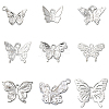 54Pcs 9 Styles Alloy Pendants FIND-SC0017-51-7
