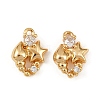 Ocean Theme Brass Micro Pave Cubic Zirconia Charms X1-KK-F902-08T-G-1