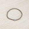 304 Stainless Steel Beads Stretch Bracelets for Women FS-WGC4F34-10-1