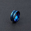 304 Stainless Steel Rotatable Chain Finger Rings for Men FS-WG60CA3-45-1